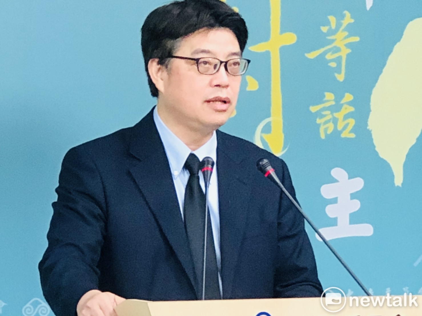 陸委會副主委兼發言人邱垂正。 圖:謝莉慧/攝 陸委會副主委兼發言人邱垂正。 圖:謝莉慧/攝