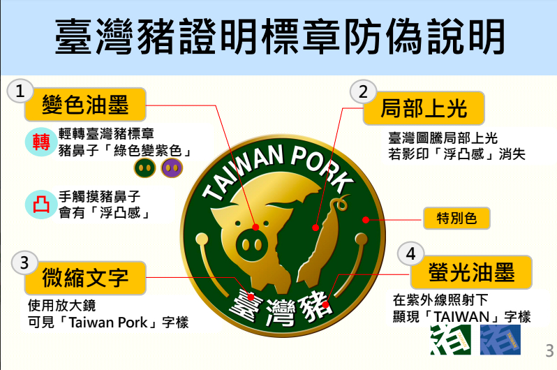 「台灣豬標章」4款防偽設計！帶你認識正港台灣豬