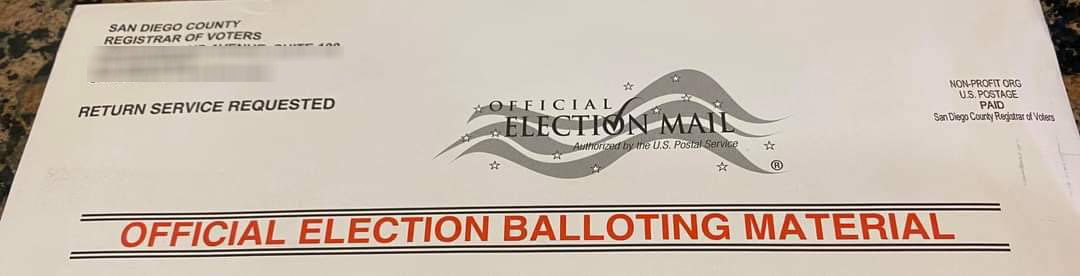 美國總統大選郵寄選票，一般認為郵寄選票以拜登的支持者占多數。 圖 : 讀者 / 提供