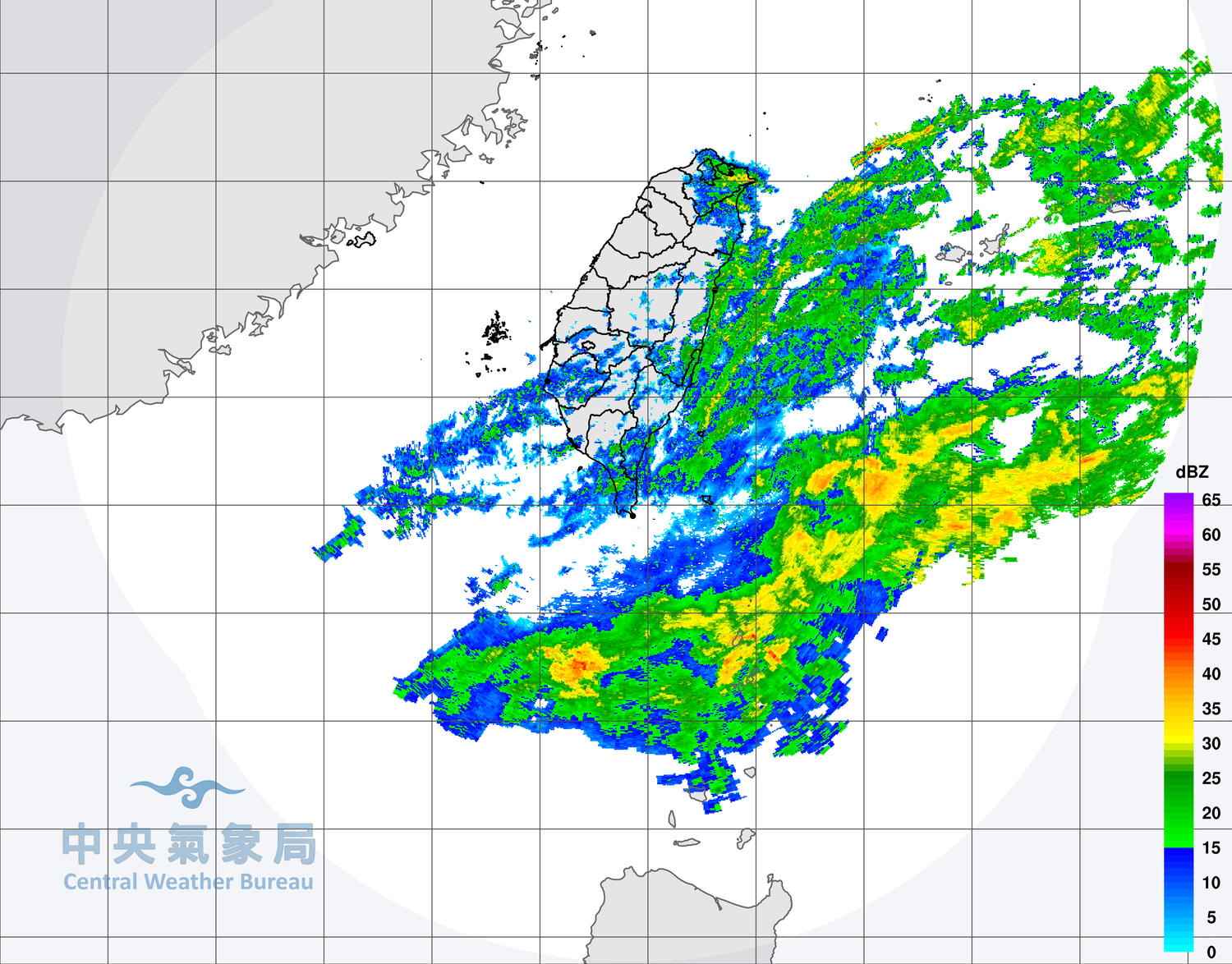今日受東北風及梵高颱風水氣移入影響,各地轉為雲多有雨的天氣。 圖:中央氣象局/提供 今日受東北風及梵高颱風水氣移入影響,各地轉為雲多有雨的天氣。 圖:中央氣象局/提供