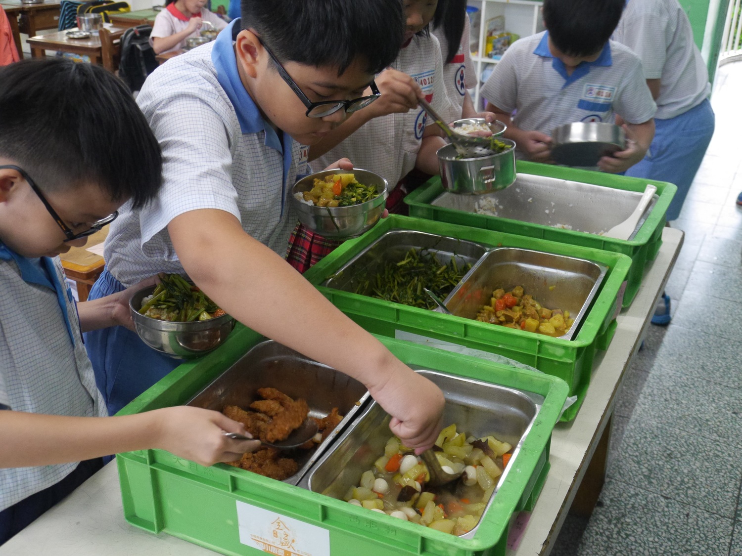新北市校園營養午餐嚴禁使用萊豬。 圖:新北市政府教育局/提供 新北市校園營養午餐嚴禁使用萊豬。 圖:新北市政府教育局/提供