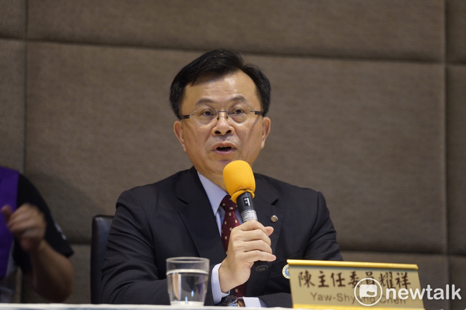 國家通訊傳播委員會(NCC)於今天下午2時舉行記者會說明。圖為主委陳耀祥。 圖/張良一攝 國家通訊傳播委員會(NCC)於今天下午2時舉行記者會說明。圖為主委陳耀祥。 圖/張良一攝