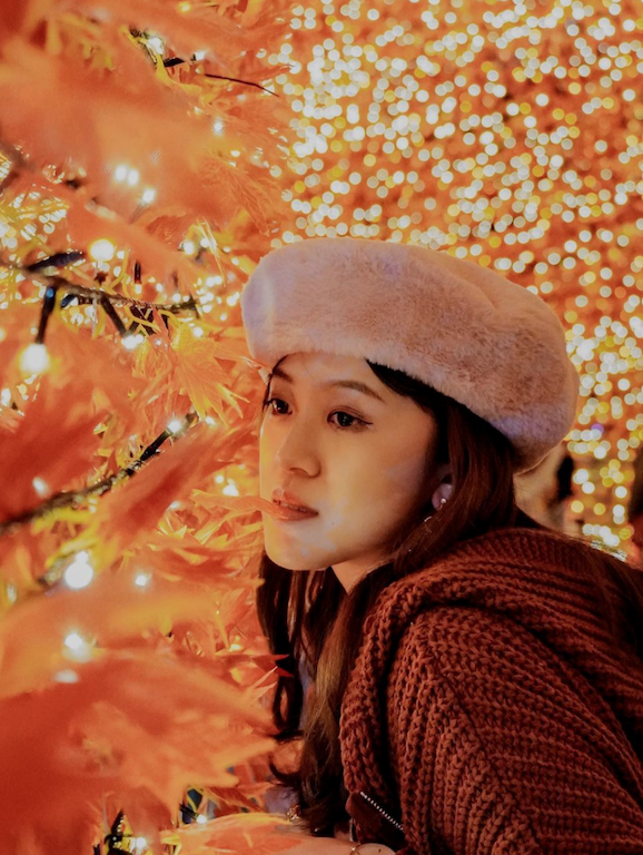 淳淳分享「楓葉光廊」怎麼拍的技巧二。 圖:翻攝Instagram/weichun618 淳淳分享「楓葉光廊」怎麼拍的技巧二。 圖:翻攝Instagram/weichun618