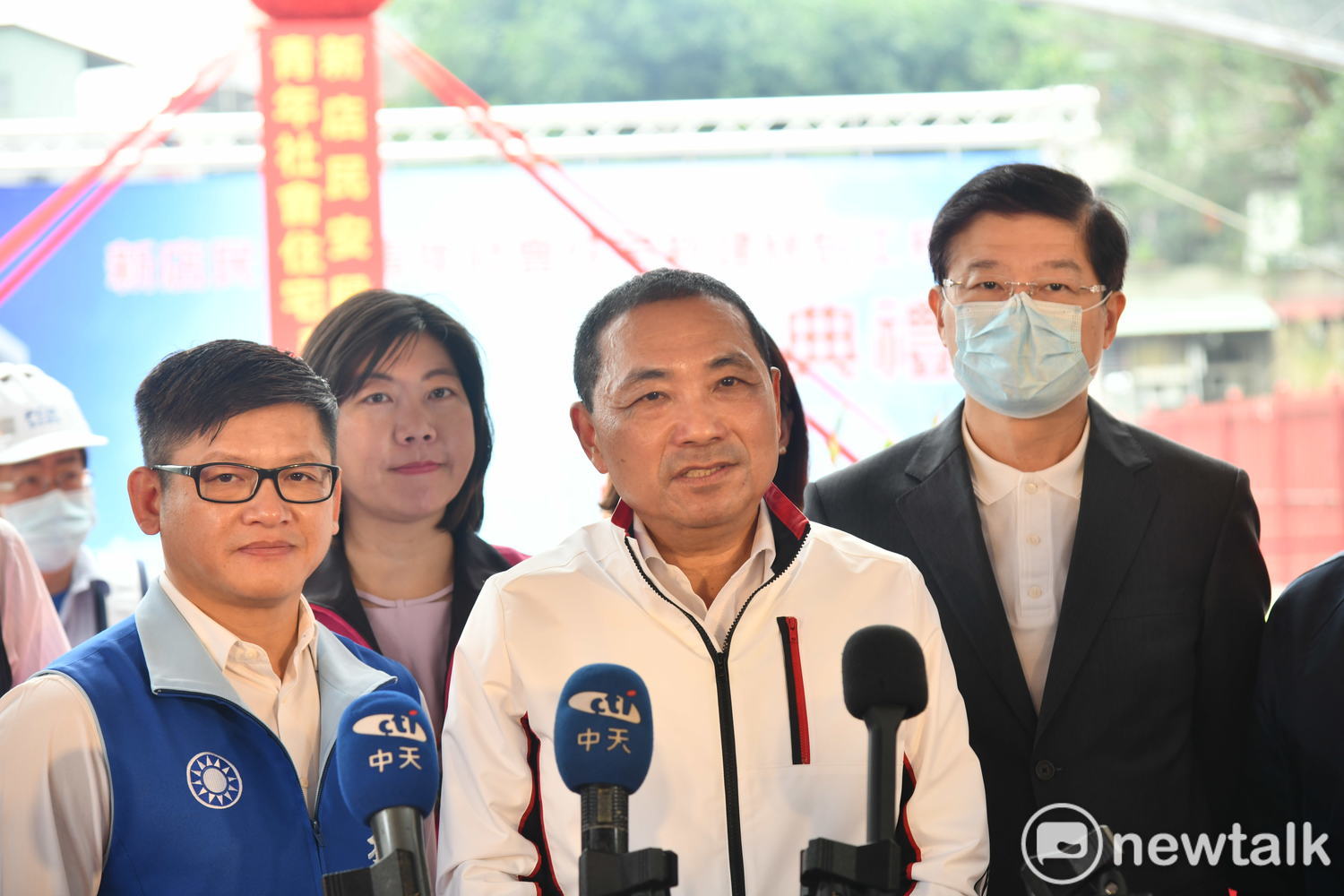 秋鬥快閃半小時疑切割藍營？侯友宜：與國民黨理念一致