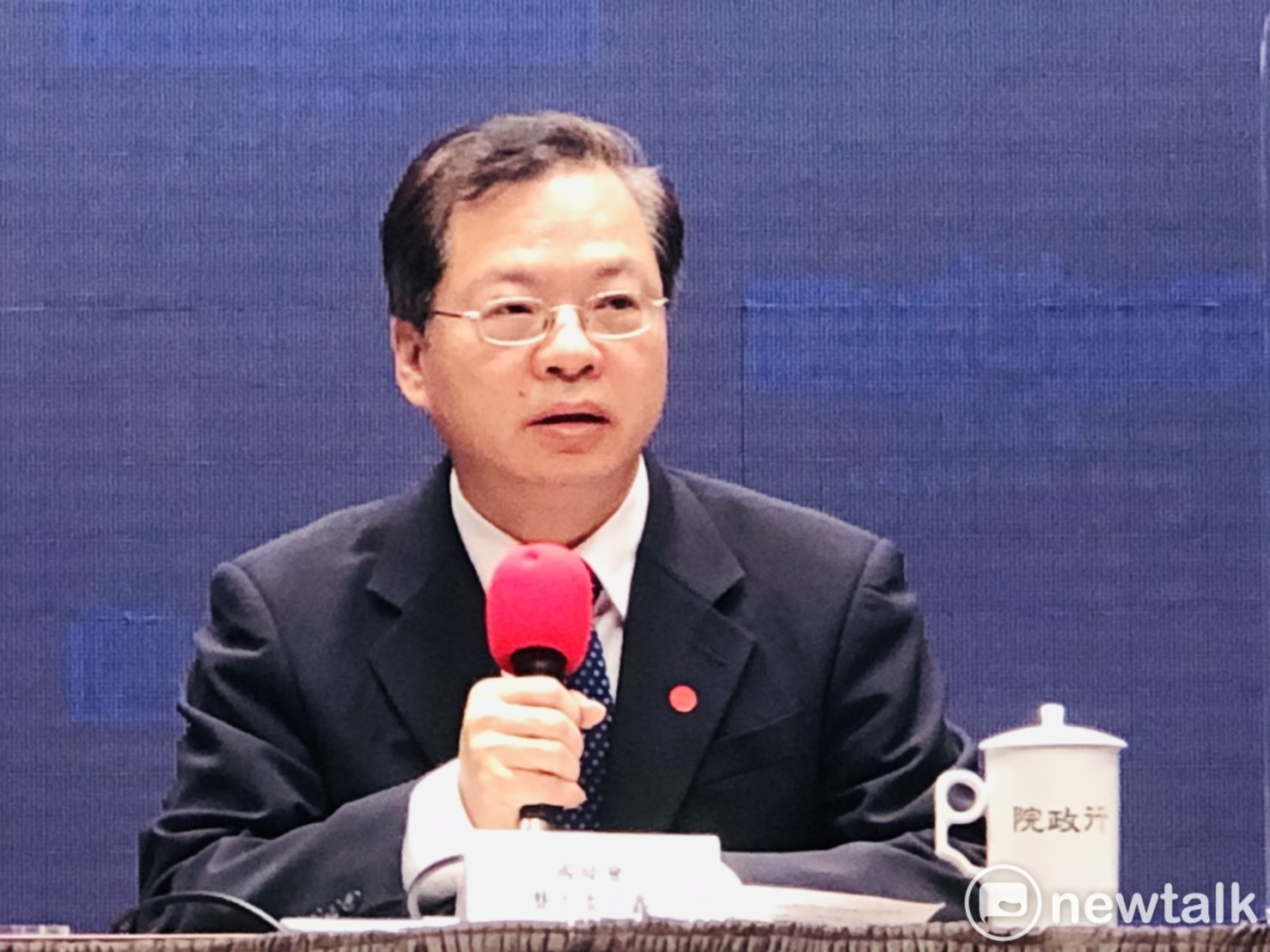 國發會主委龔明鑫。 圖:謝莉慧/攝 國發會主委龔明鑫。 圖:謝莉慧/攝