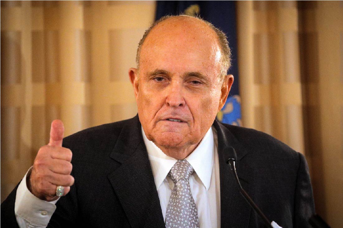 川普的私人律师朱利安尼（Rudy Giuliani）。   图：达志影像/路透社（资料照）。(photo:NewTalk)