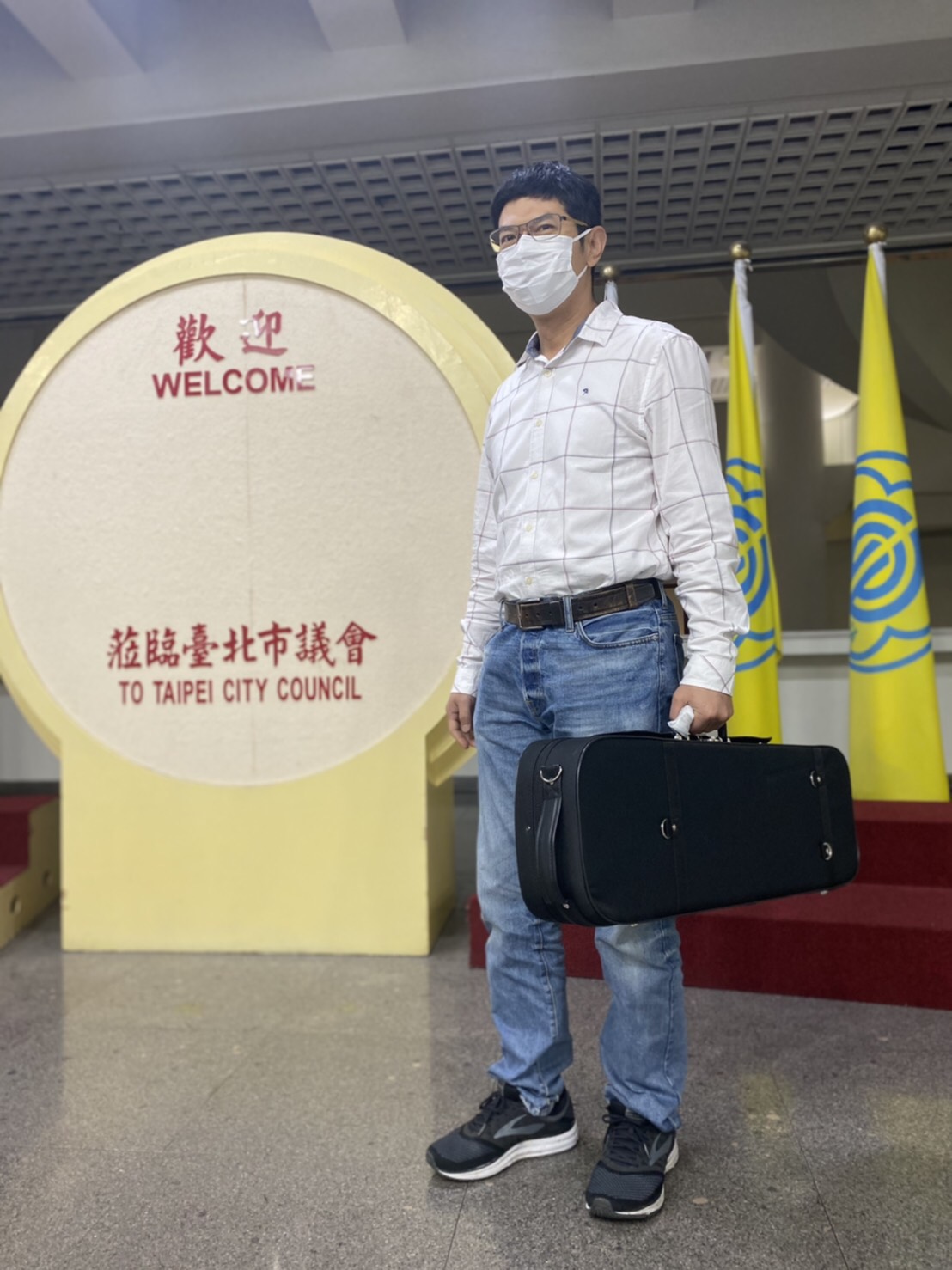 周永鴻親自北上接世堅「琴」。 周永鴻/提供 周永鴻親自北上接世堅「琴」。 周永鴻/提供