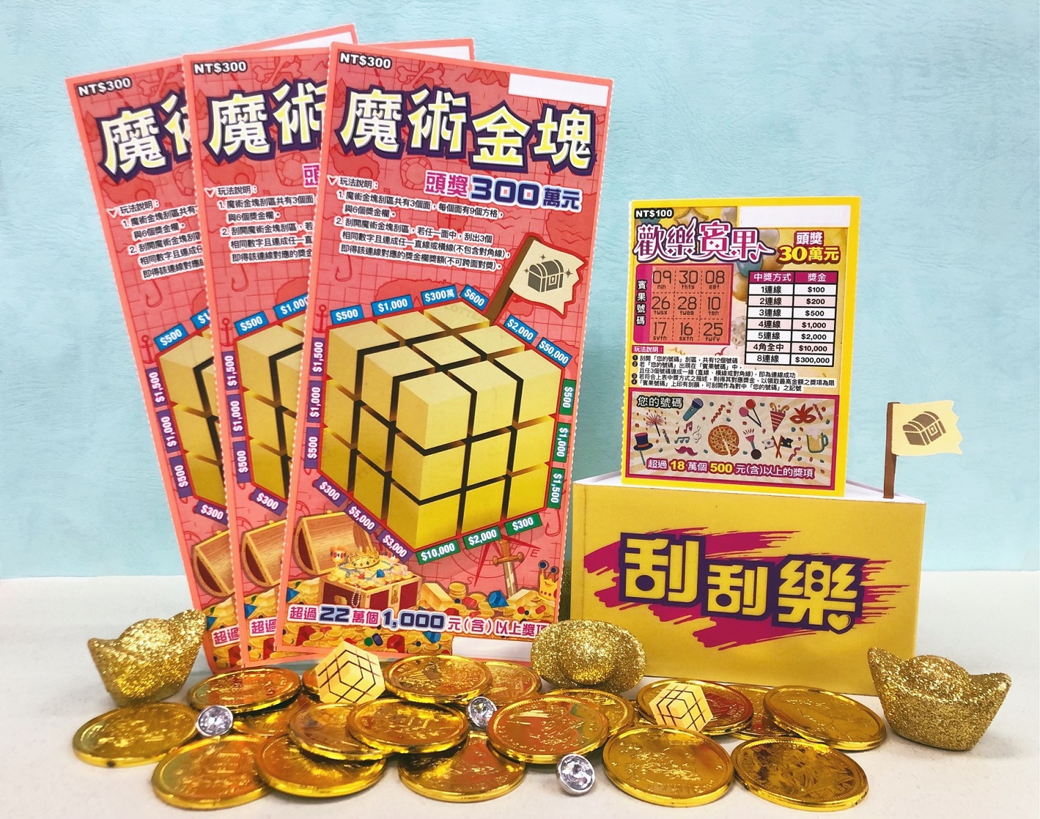 總金額超過11億！全新版刮刮樂閃亮登場