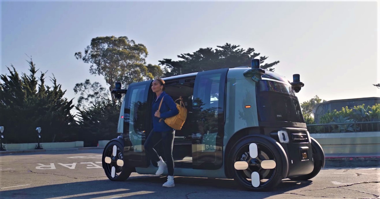 亚马逊旗下自驾车新创公司Zoox，近日正式宣布推出旗下首辆自动驾驶计程车。   图：截取自官网(photo:NewTalk)