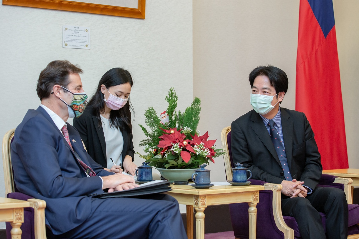 賴清德接見將離職澳洲台代表：憶起兩人一起在部落跳舞、吃美食