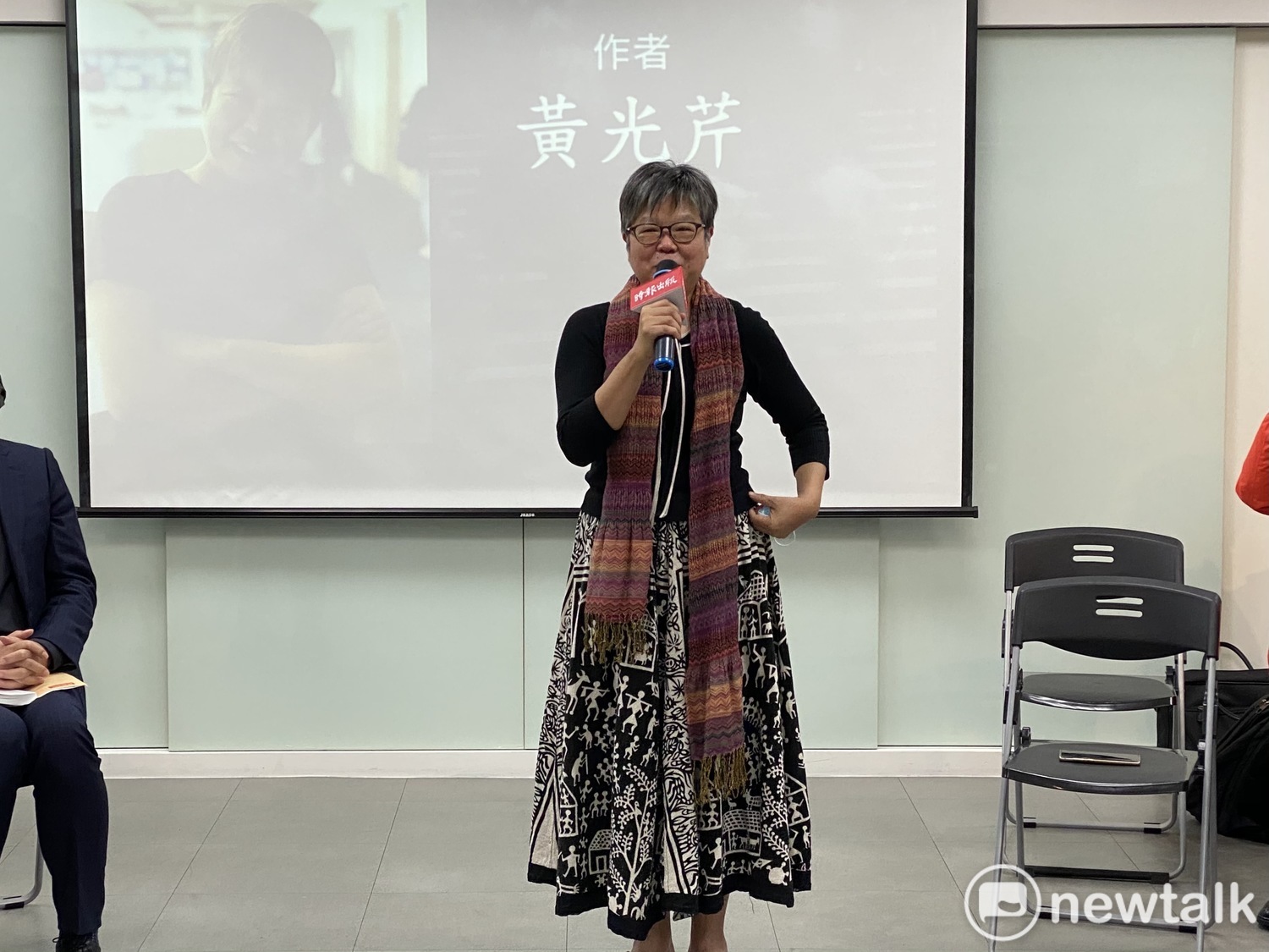 資深媒體人黃光芹。 圖:周煊惠 /攝 資深媒體人黃光芹。 圖:周煊惠 /攝