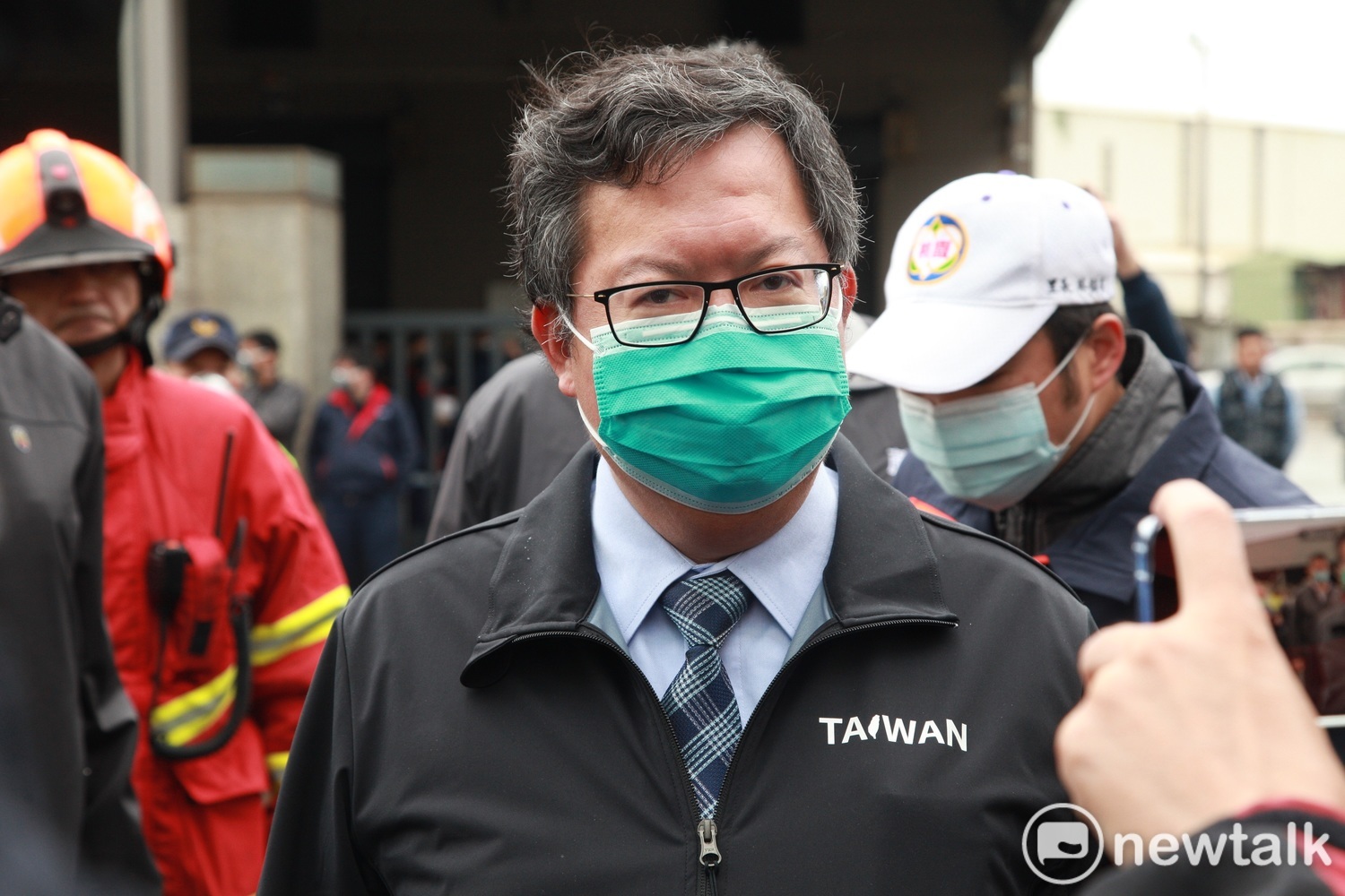 旭富大火逾3百消防員參與打火 鄭文燦:人身安全第一