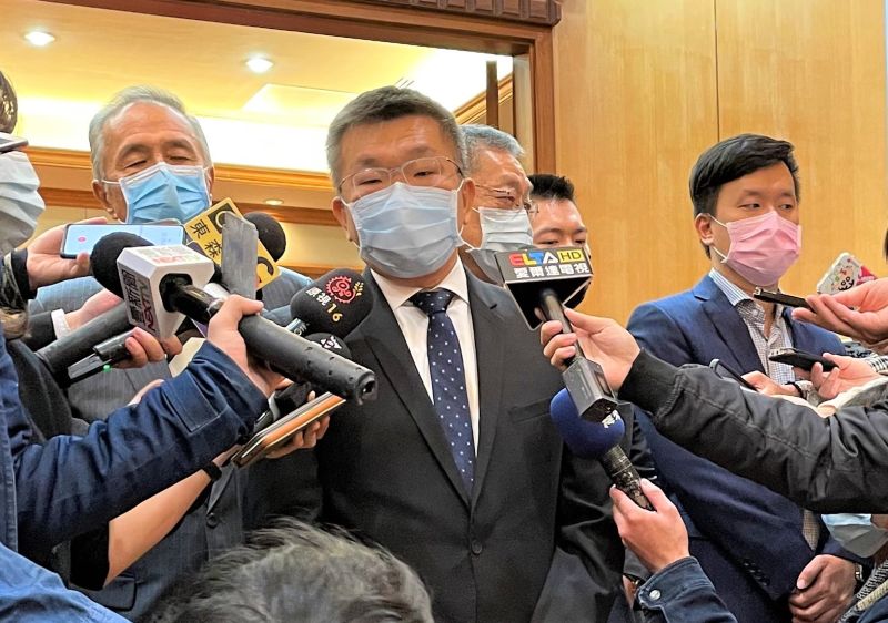 (影)球團拜會蔡其昌曝接任中職會長原因