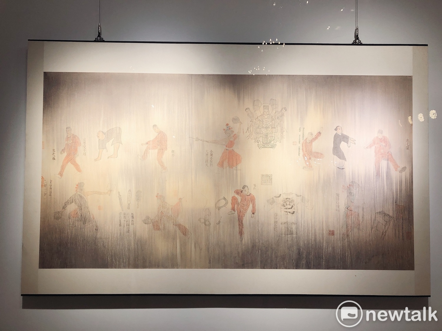 八家將的畫-《神兵火急如律令》。 唐復年/攝 八家將的畫-《神兵火急如律令》。 唐復年/攝