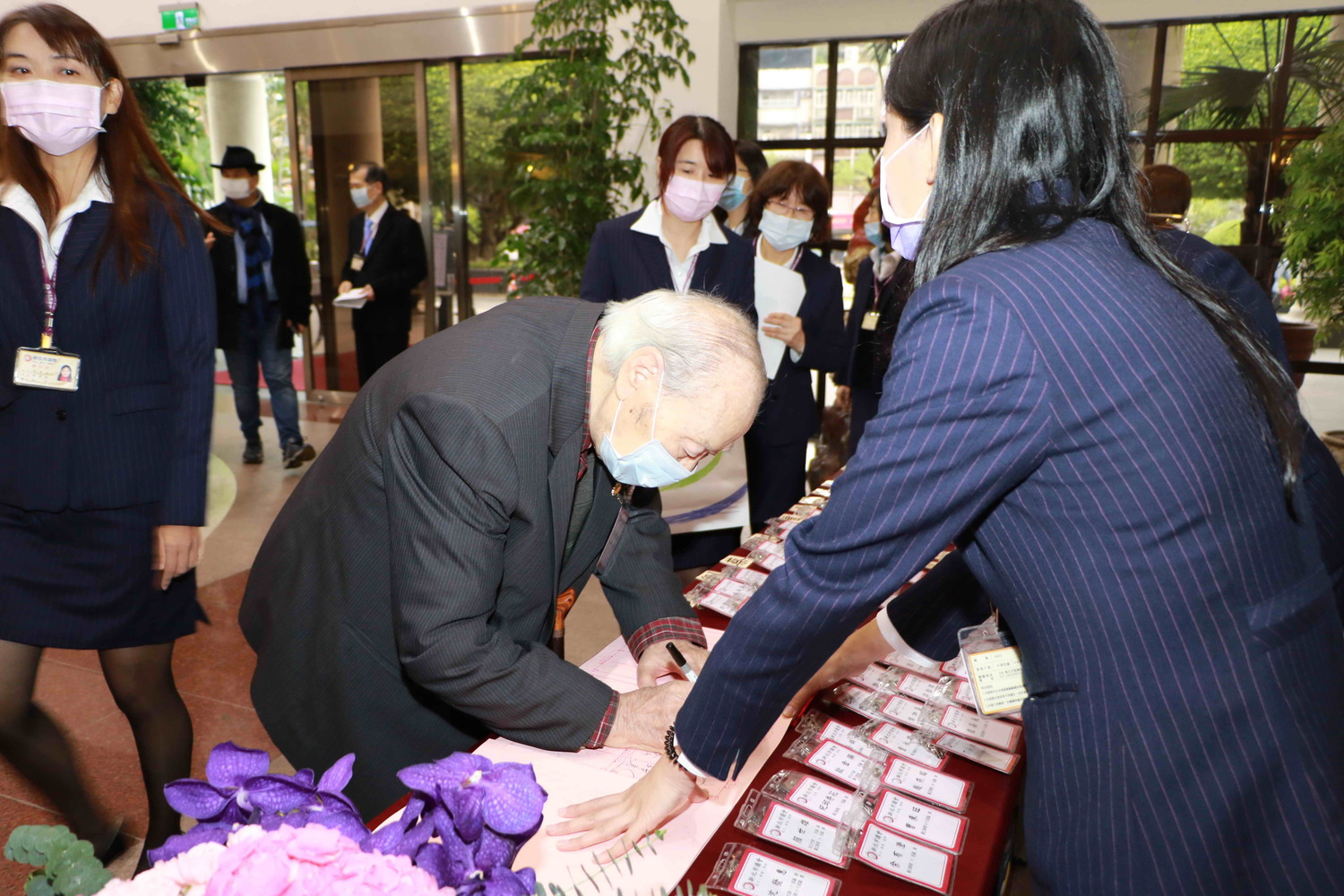 高齡94歲的李樔槦議員。 圖:新北市議會提供 高齡94歲的李樔槦議員。 圖:新北市議會提供