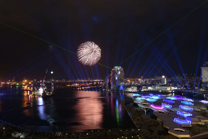 為跨年夜壓軸300秒熱身  百年大港煙火今晚試打4發
