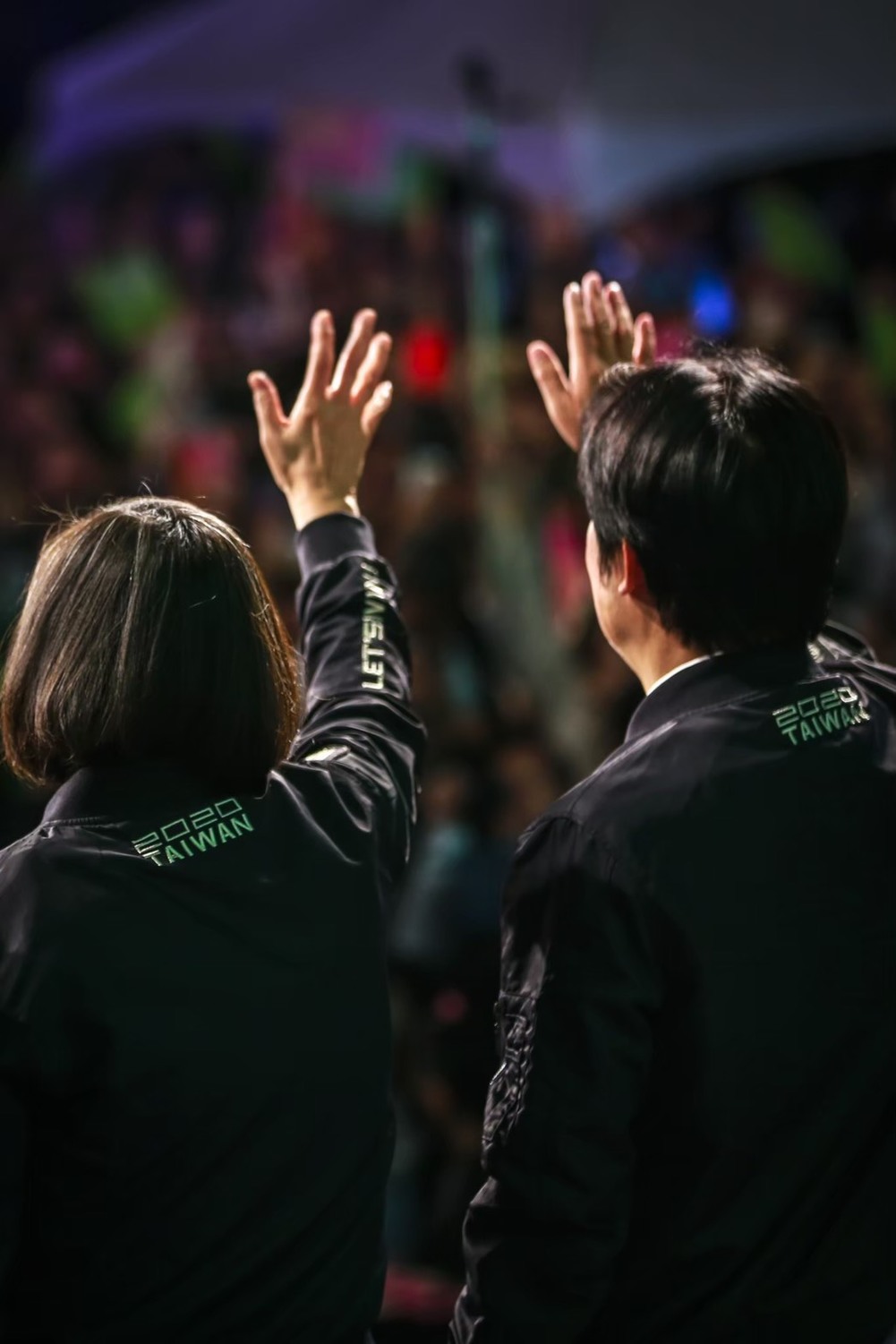 臉書回顧2020總統大選勝選之夜 圖:擷取自臉書 臉書回顧2020總統大選勝選之夜 圖:擷取自臉書