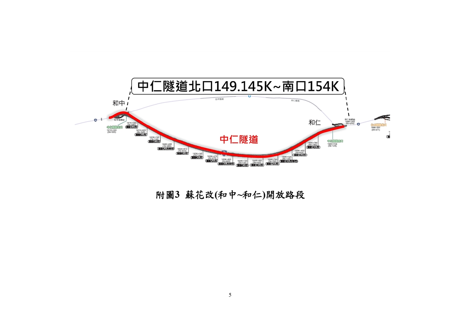 蘇花改和中至和仁開放連假開放大顆車行駛路肩。 圖:公路總局/提供 蘇花改和中至和仁開放連假開放大顆車行駛路肩。 圖:公路總局/提供
