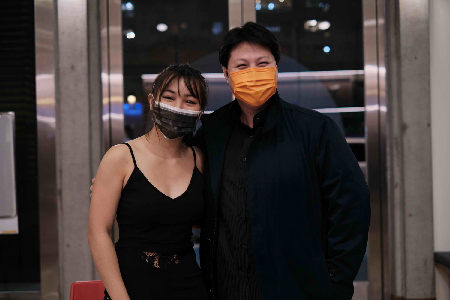 2020新北市樂壇新星林薇與恩師范姜毅合影。 圖:新北市文化局提供 2020新北市樂壇新星林薇與恩師范姜毅合影。 圖:新北市文化局提供
