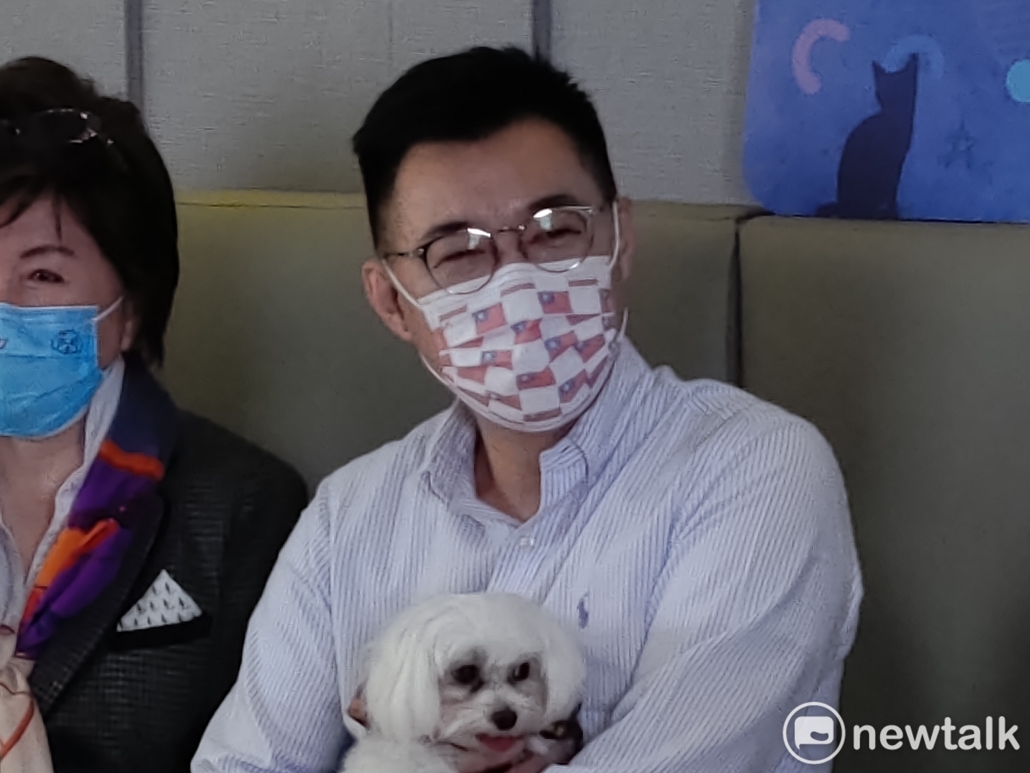 國民黨主席江啟臣出席動物日記者會。 圖:黃建豪/攝 國民黨主席江啟臣出席動物日記者會。 圖:黃建豪/攝