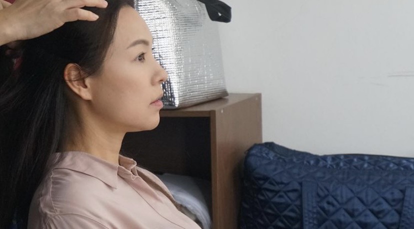陳諭因要開拍新電影做了新冠檢測,卻意外被確診為新冠肺炎。 圖:翻攝自陳諭IG 陳諭因要開拍新電影做了新冠檢測,卻意外被確診為新冠肺炎。 圖:翻攝自陳諭IG