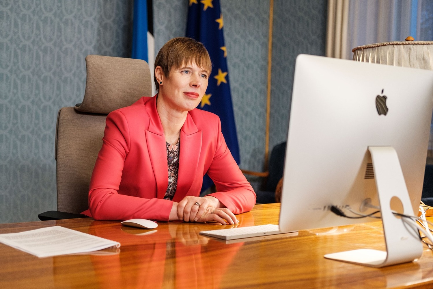 波羅的海國家愛沙尼亞總統卡尤萊德(Kersti Kaljulaid)。 圖:翻攝自Kersti Kaljulaid Facebook 波羅的海國家愛沙尼亞總統卡尤萊德(Kersti Kaljulaid)。 圖:翻攝自Kersti Kaljulaid Facebook