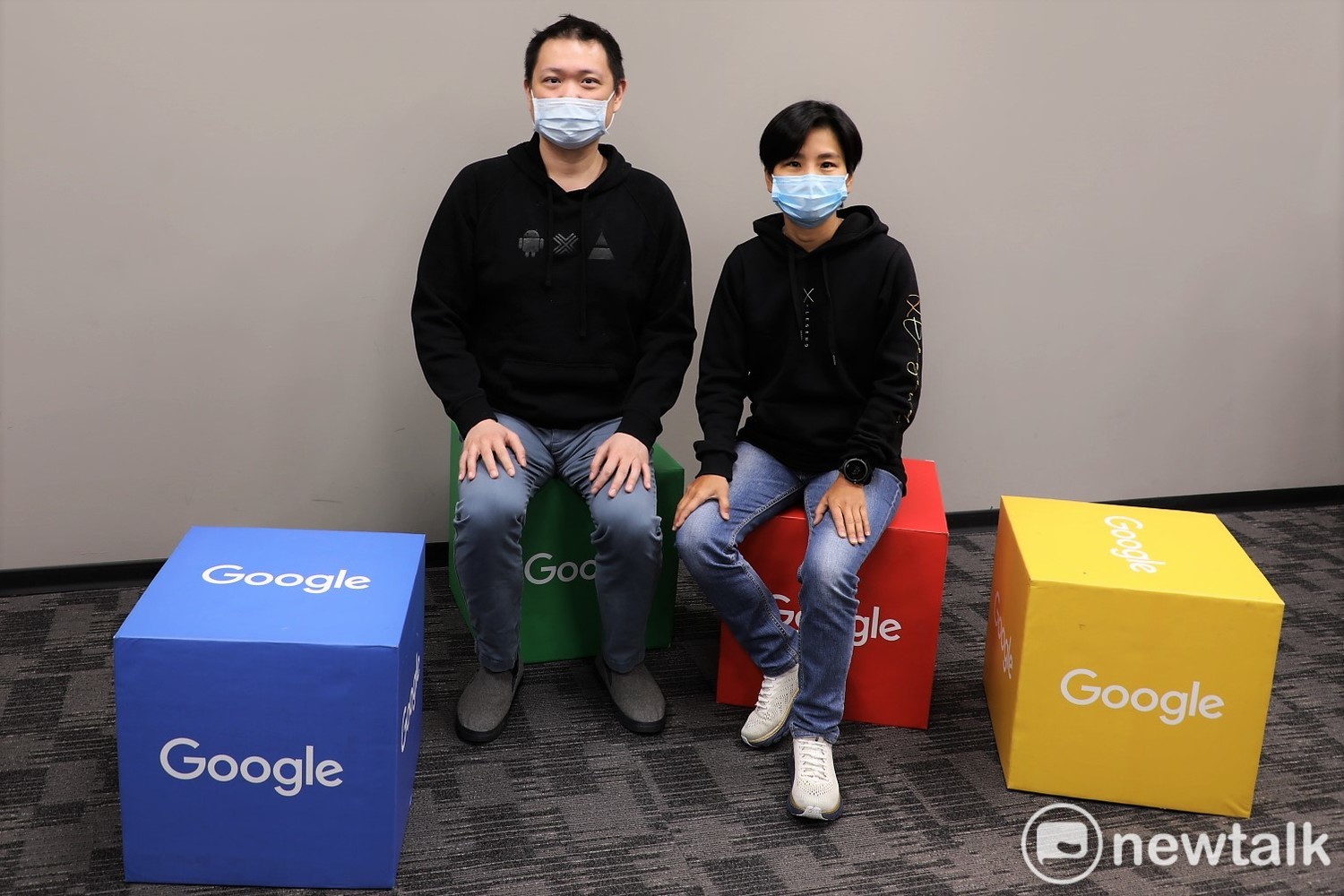 Google 台灣資深業務總監蔡逸民與傳奇網路遊戲副總經理周秋美 圖:蔡幸秀/攝 Google 台灣資深業務總監蔡逸民與傳奇網路遊戲副總經理周秋美 圖:蔡幸秀/攝