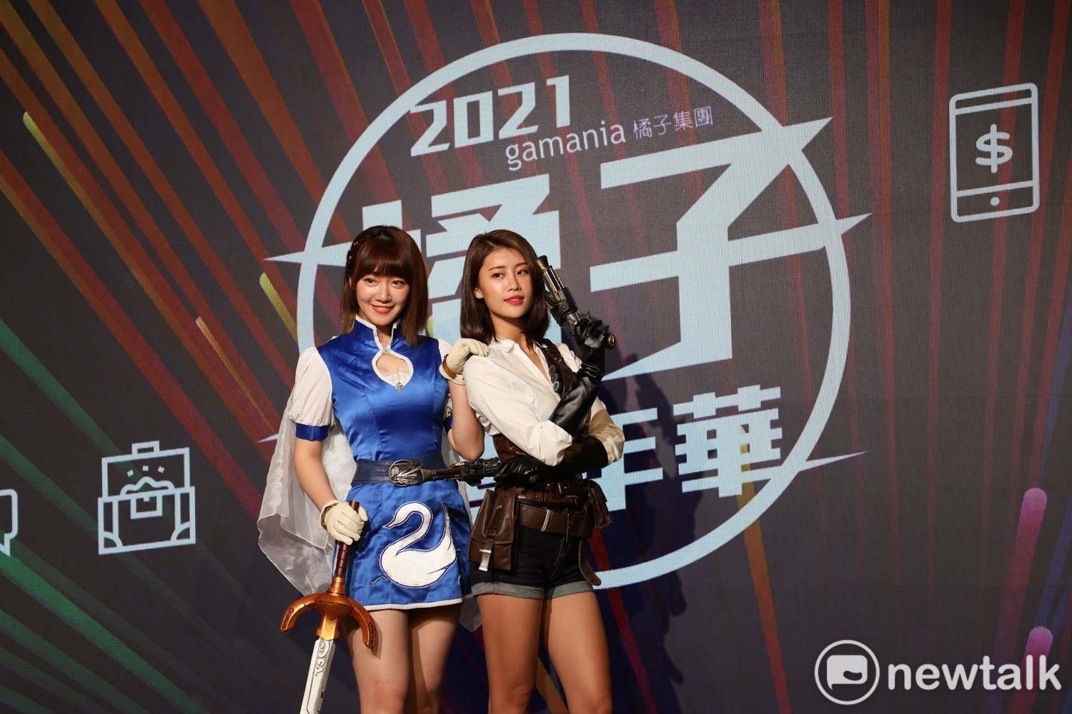 國民老婆泱泱、微笑女神林真亦為《天堂M》首度獻出COSPLAY初體驗 圖：蔡幸秀/攝