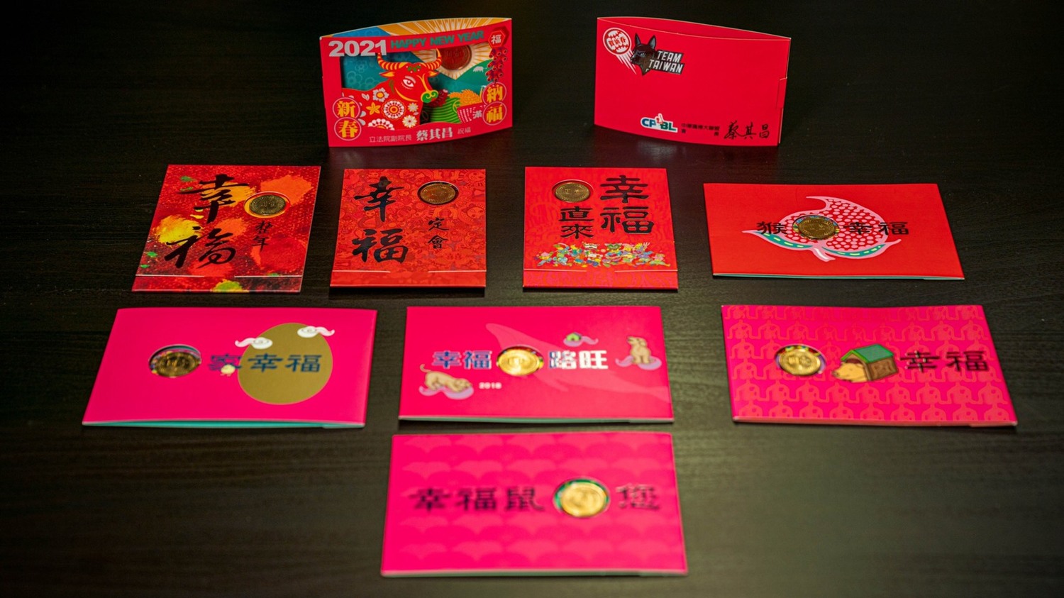 蔡其昌連續九年都發送幸福小紅包。 圖:蔡其昌辦公室/提供 蔡其昌連續九年都發送幸福小紅包。 圖:蔡其昌辦公室/提供