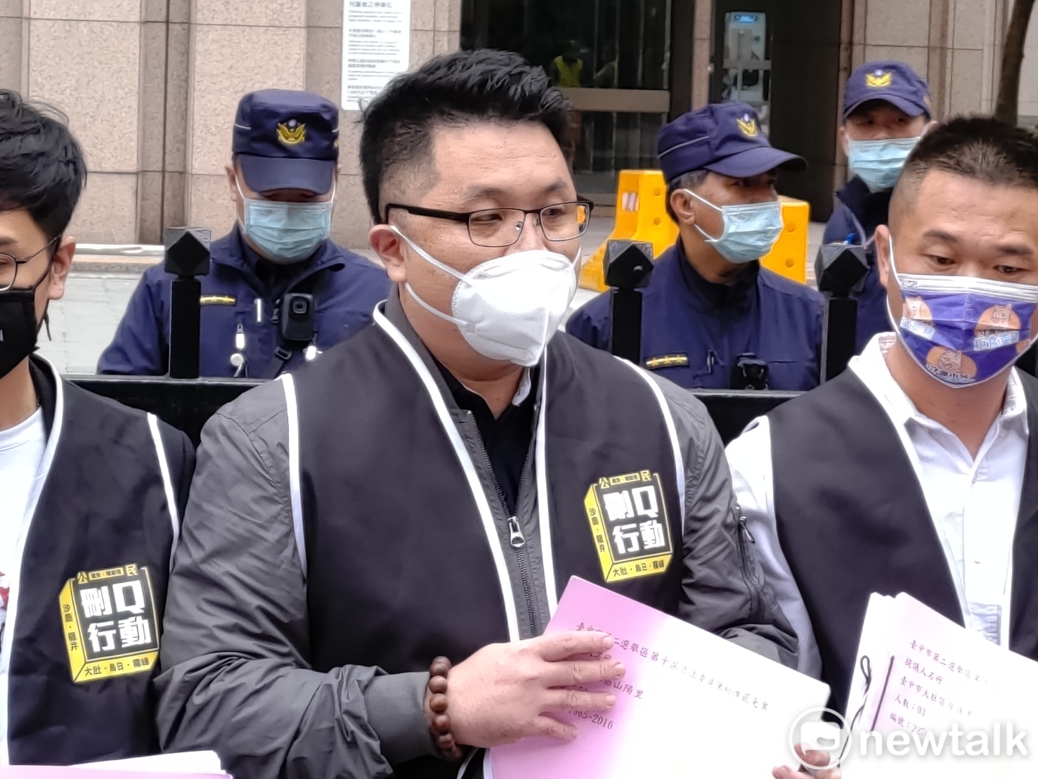刪Q行動領銜人楊文元。 圖:黃建豪/攝 刪Q行動領銜人楊文元。 圖:黃建豪/攝