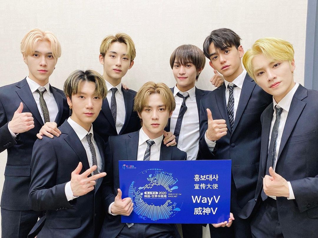 威神V是男團NCT的中國分隊,沒有任何韓國成員,平時大多在中國活動,也幾乎以中文來主、韓文為輔來活動。 圖:翻攝自威神V IG 威神V是男團NCT的中國分隊,沒有任何韓國成員,平時大多在中國活動,也幾乎以中文來主、韓文為輔來活動。 圖:翻攝自威神V IG
