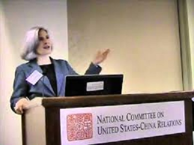 美國著名台灣專家,戴維森學院的任雪麗 (Shelley Rigger) 教授。 圖 : 翻攝自youtube 美國著名台灣專家,戴維森學院的任雪麗 (Shelley Rigger) 教授。 圖 : 翻攝自youtube