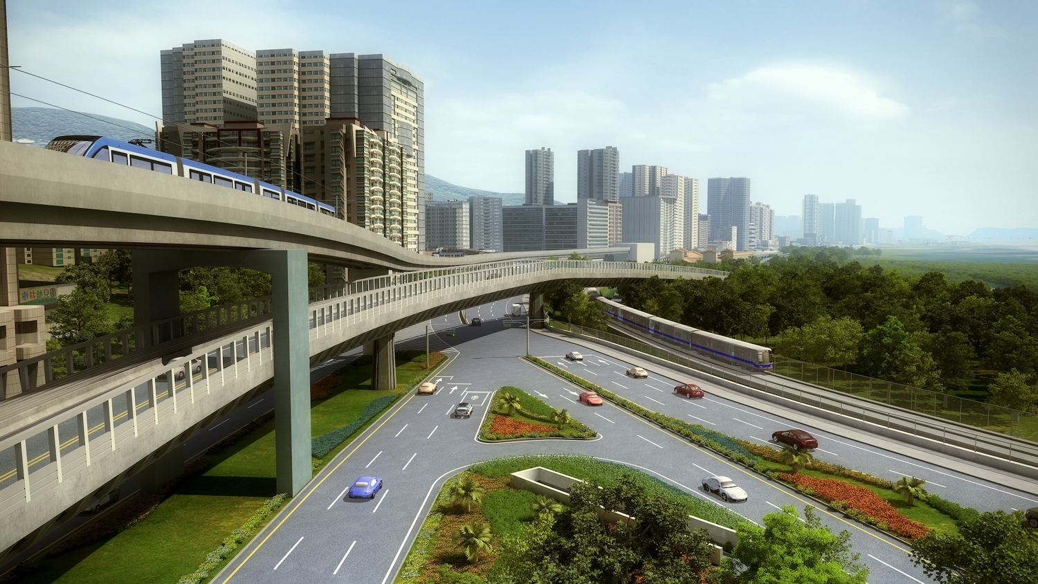 淡北道路完工模擬圖。 圖:新北市工務局/提供 淡北道路完工模擬圖。 圖:新北市工務局/提供