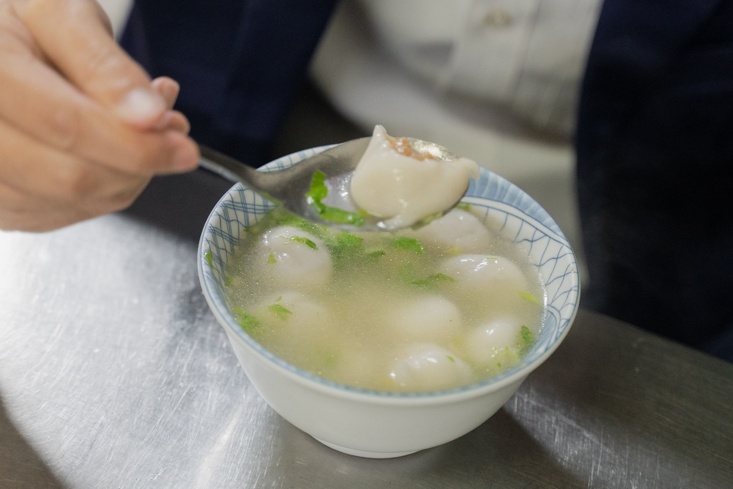 「糯米水餃」神似鹹湯圓。 圖:新竹市政府/提供 「糯米水餃」神似鹹湯圓。 圖:新竹市政府/提供