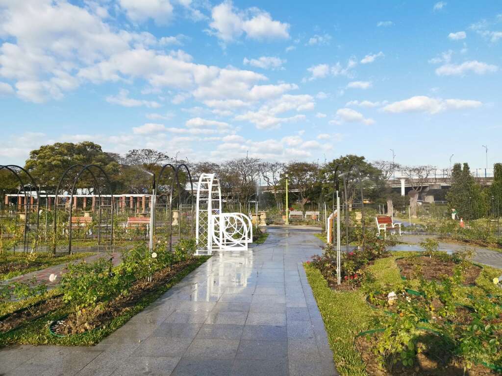 臺北玫瑰園景觀區一偶。 圖:取自台北旅遊網 臺北玫瑰園景觀區一偶。 圖:取自台北旅遊網