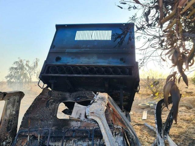 攻擊伊拉克美軍基地的火箭彈發射器。 圖 : 翻攝自環球網 攻擊伊拉克美軍基地的火箭彈發射器。 圖 : 翻攝自環球網
