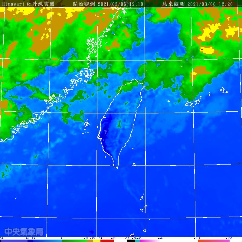 鋒面靠近迎風面的北台灣已出現明顯雨勢。 圖:中央氣象局/提供 鋒面靠近迎風面的北台灣已出現明顯雨勢。 圖:中央氣象局/提供