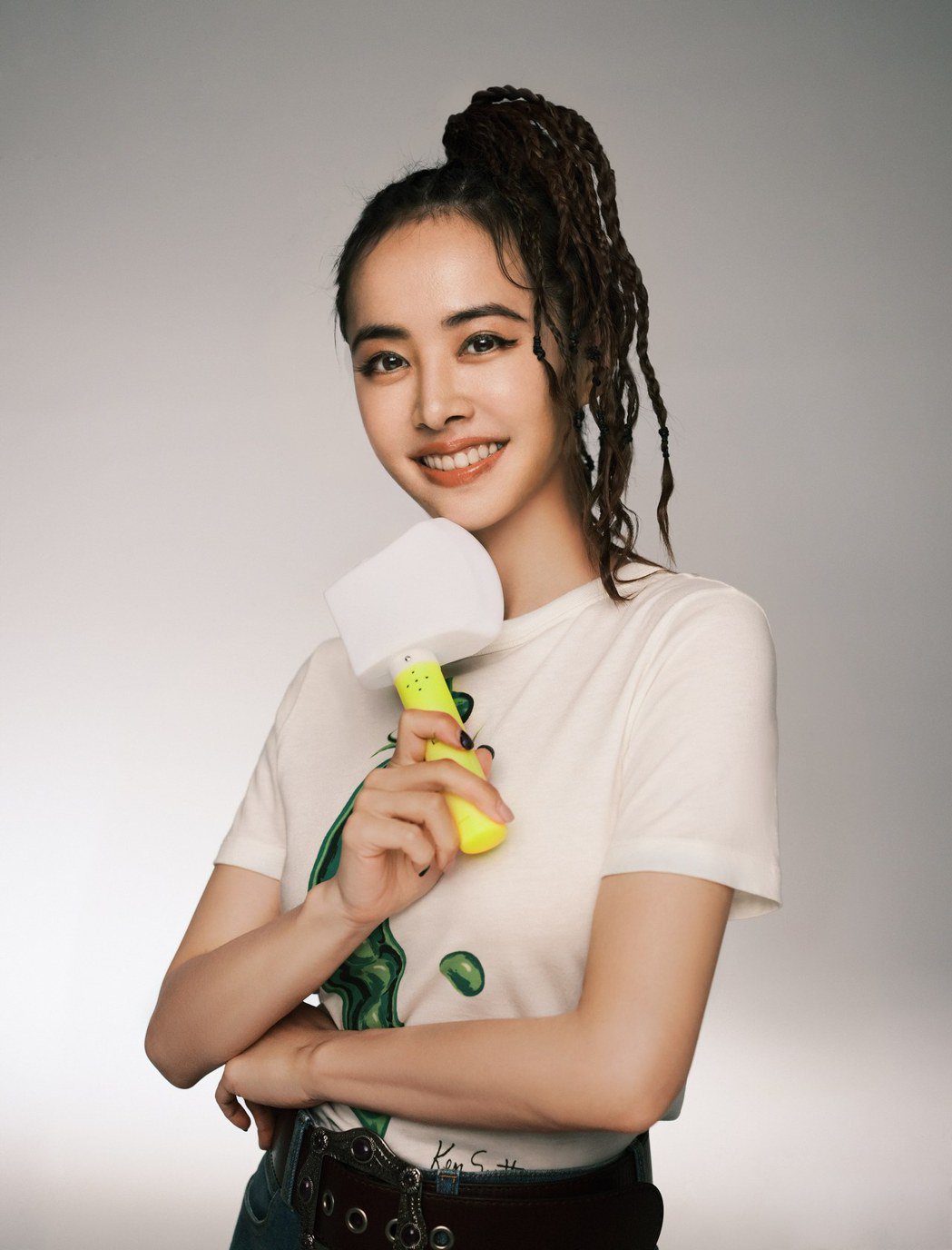 蔡依林台北場手燈為特製螢光黃,將隨票附贈。 圖:凌時差/提供 蔡依林台北場手燈為特製螢光黃,將隨票附贈。 圖:凌時差/提供