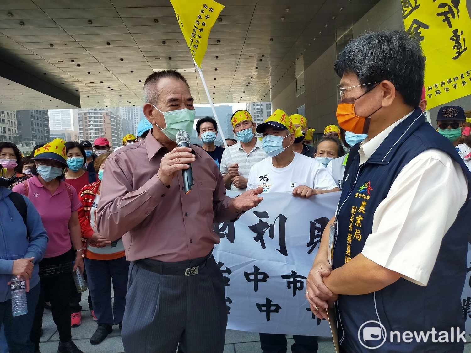 理事長張國樑表示,肉品市場是合法設立,豈能乞丐趕廟公? 唐復年/攝 理事長張國樑表示,肉品市場是合法設立,豈能乞丐趕廟公? 唐復年/攝