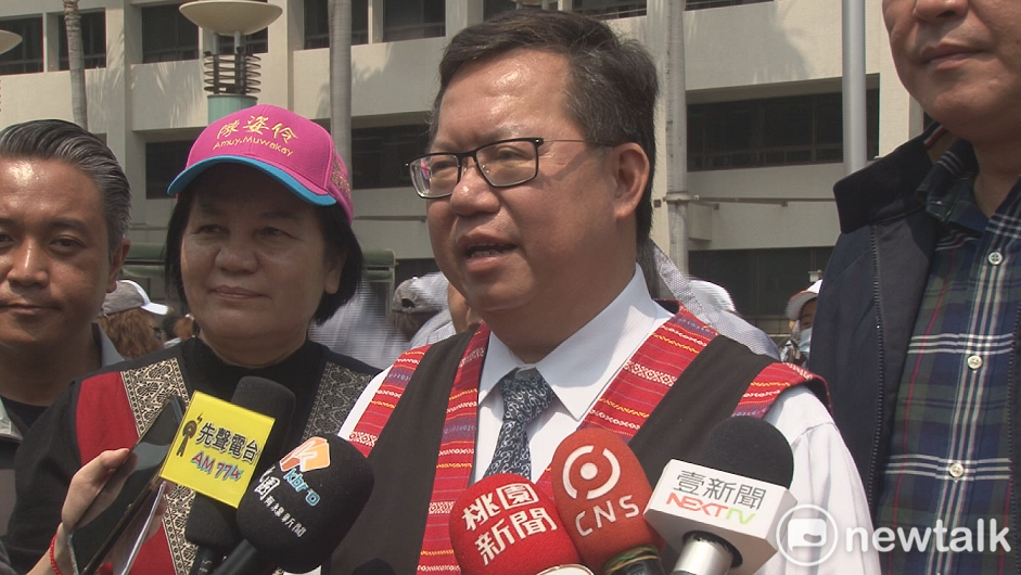 桃園市長鄭文燦。 圖:林昀真/攝 桃園市長鄭文燦。 圖:林昀真/攝