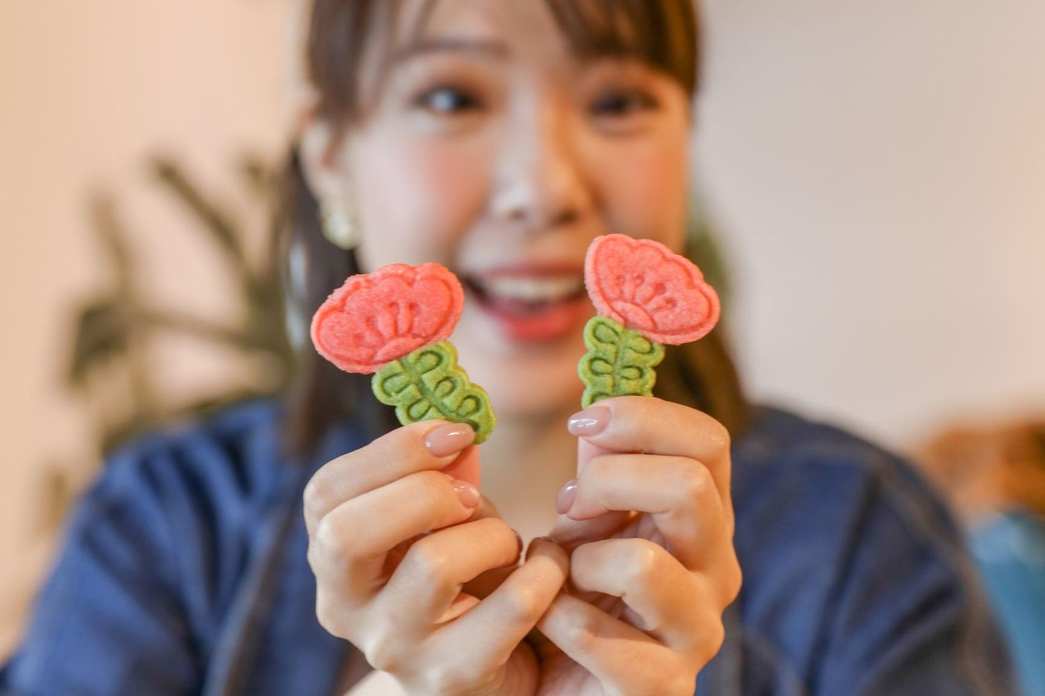 杜鵑花朵形象手工餅乾。 圖:新北市農業局提供 杜鵑花朵形象手工餅乾。 圖:新北市農業局提供