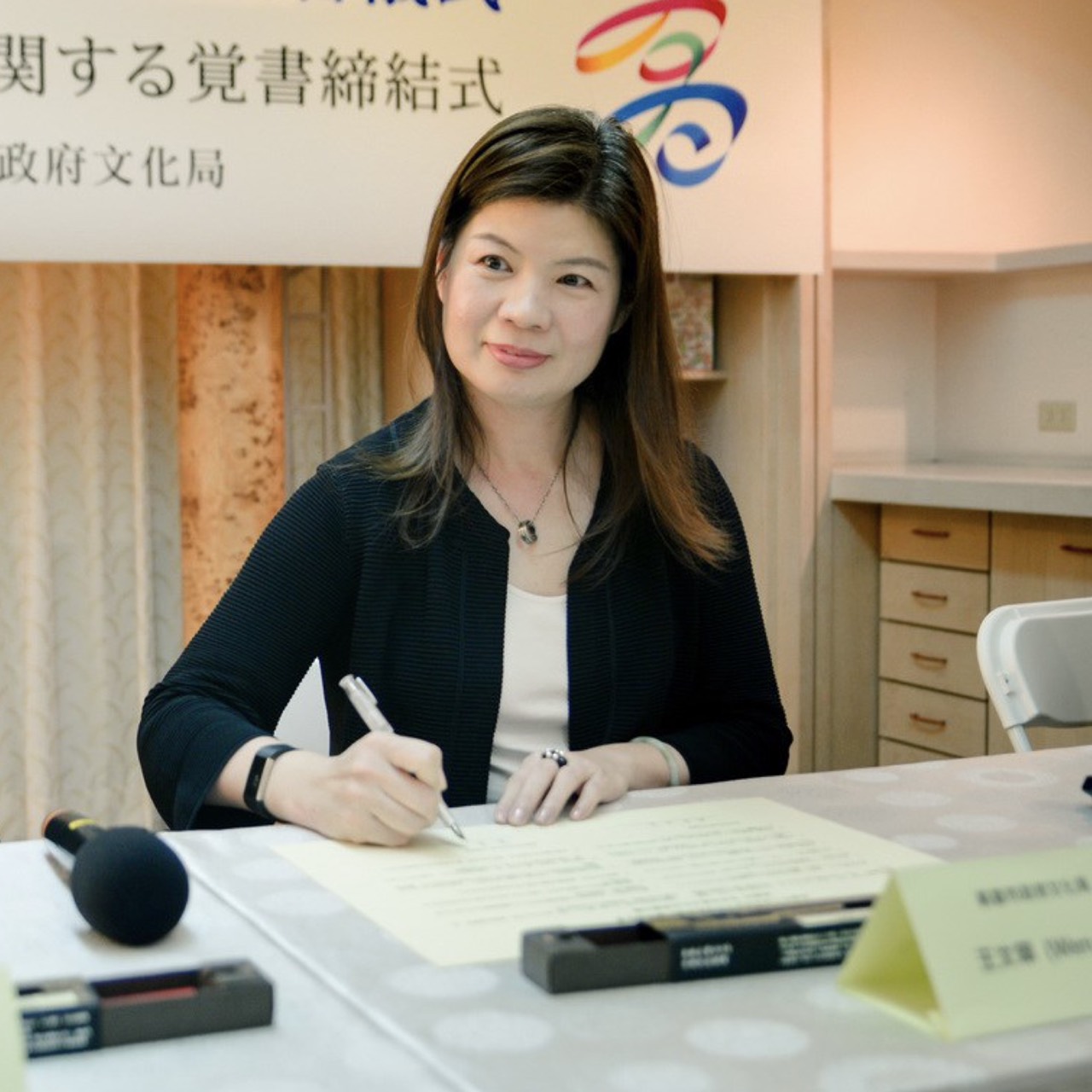 王文翠期許海音館要讓世界見證高雄的美好! 圖:高雄市文化局/提供 王文翠期許海音館要讓世界見證高雄的美好! 圖:高雄市文化局/提供