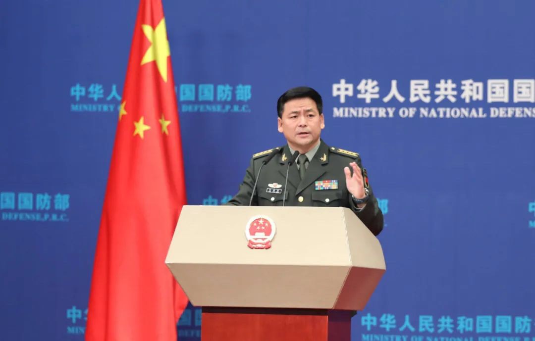 中國國防部新聞局副局長、新聞發言人任國強。 圖 : 翻攝自環球網 中國國防部新聞局副局長、新聞發言人任國強。 圖 : 翻攝自環球網