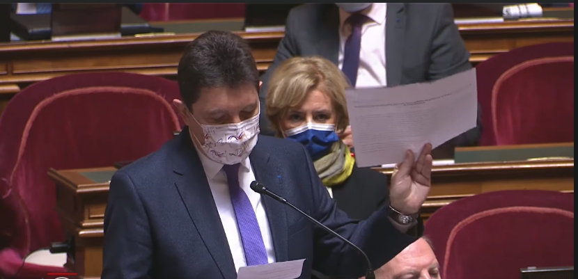 法國參議員卡迪克(Olivier Cadic)表示,不應該阻礙台灣參與任何國際組織 圖:翻攝自Olivier Cadic臉書 法國參議員卡迪克(Olivier Cadic)表示,不應該阻礙台灣參與任何國際組織 圖:翻攝自Olivier Cadic臉書