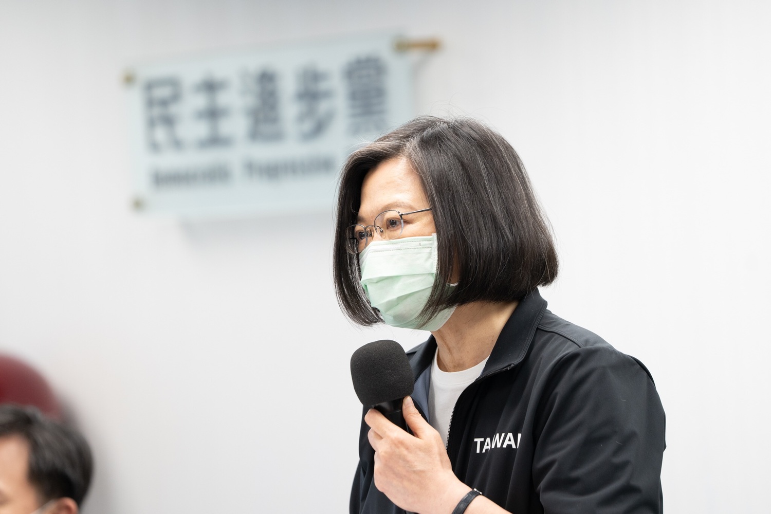 身兼民進黨主席的總統蔡英文 圖:民進黨提供 身兼民進黨主席的總統蔡英文 圖:民進黨提供