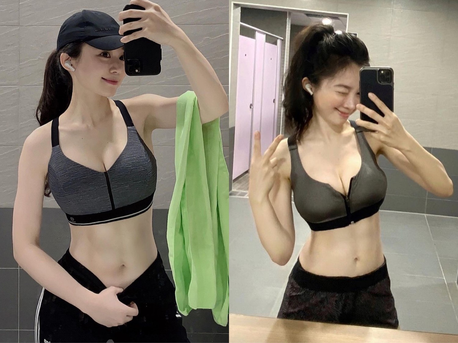 她不只長相甜美,更有絕美的魔鬼身材。 圖:翻攝自ohgoodjobpal IG 她不只長相甜美,更有絕美的魔鬼身材。 圖:翻攝自ohgoodjobpal IG