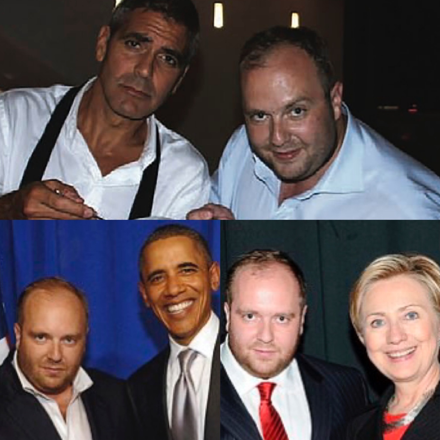 報導稱,格瑞欽是政商名人,他和前美國總統歐巴馬(Barack Obama)、前美國國務卿希拉蕊(Hillary Clinton)、好萊塢影星喬治.克隆尼(George Clooney)等名人皆曾合照。 圖 : 翻攝自Vitaliy Grechin臉書 報導稱,格瑞欽是政商名人,他和前美國總統歐巴馬(Barack Obama)、前美國國務卿希拉蕊(Hillary Clinton)、好萊塢影星喬治.克隆尼(George Clooney)等名人皆曾合照。 圖 : 翻攝自Vitaliy Grechin臉書