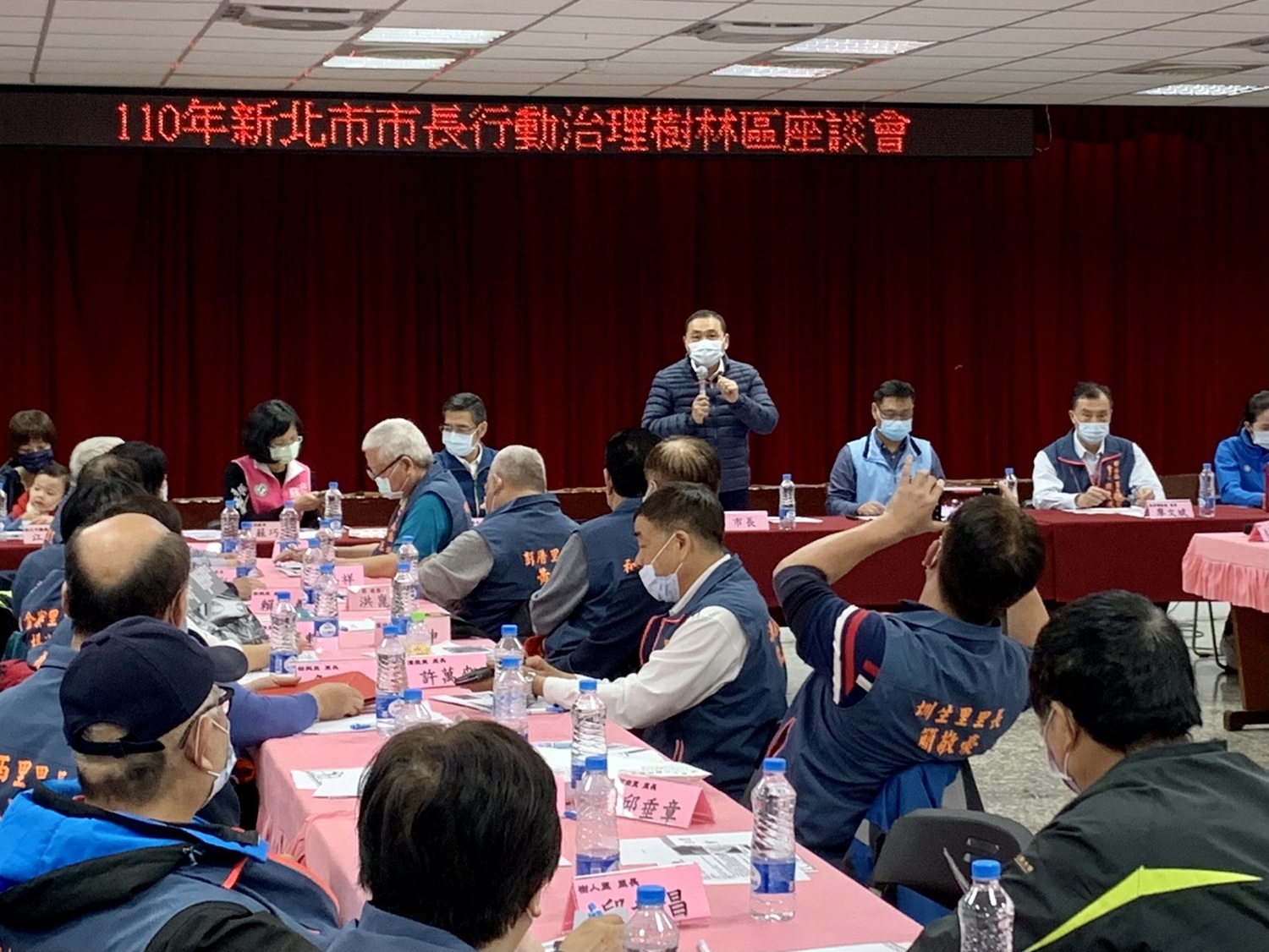 侯友宜主持樹林區110年市長行動治理座談會議。 圖:新北民政局提供 侯友宜主持樹林區110年市長行動治理座談會議。 圖:新北民政局提供