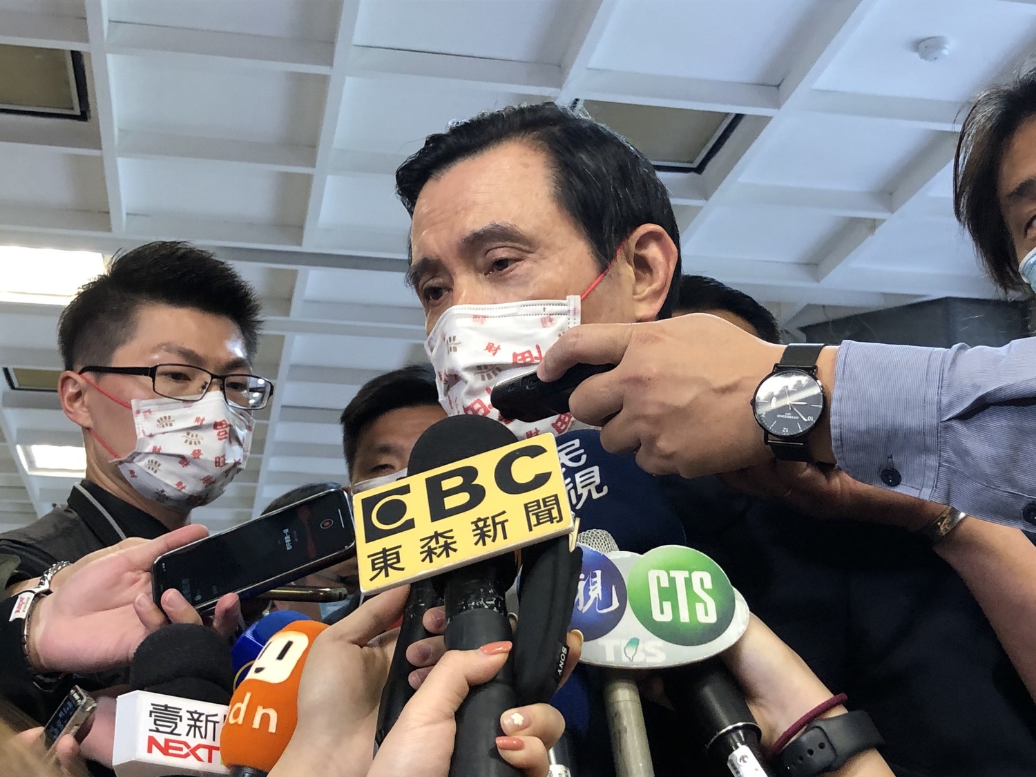 馬英九接受媒體訪問。 圖:陳佩君/攝(資料照片) 馬英九接受媒體訪問。 圖:陳佩君/攝(資料照片)