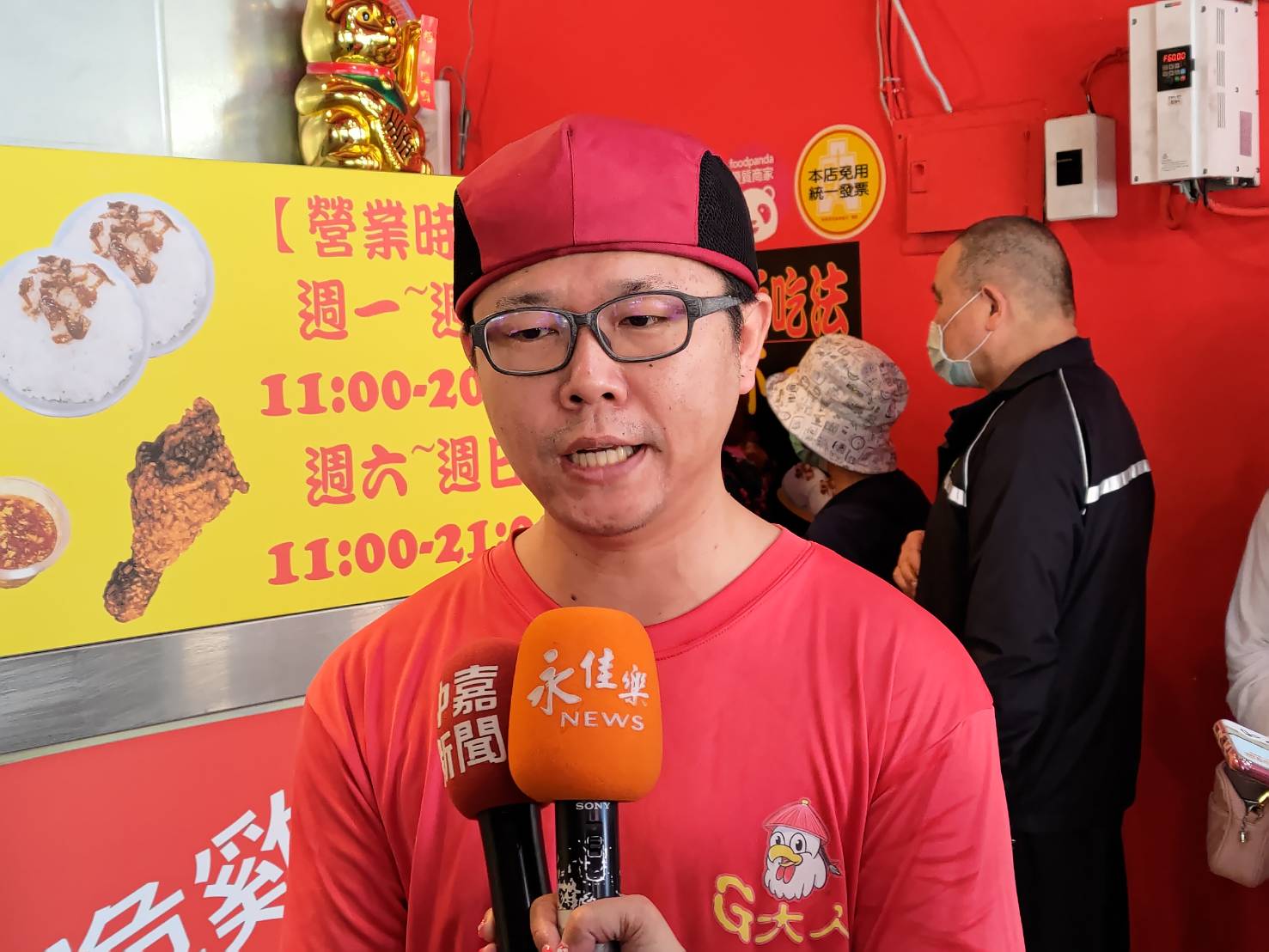 G大人發言人伍孝罡歡迎有意加盟的朋友與總部聯絡。 圖/王峻昌攝 G大人發言人伍孝罡歡迎有意加盟的朋友與總部聯絡。 圖/王峻昌攝